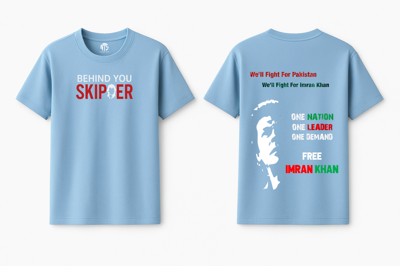 BEHIND YOU SKIPER Imran Khan T-shirt